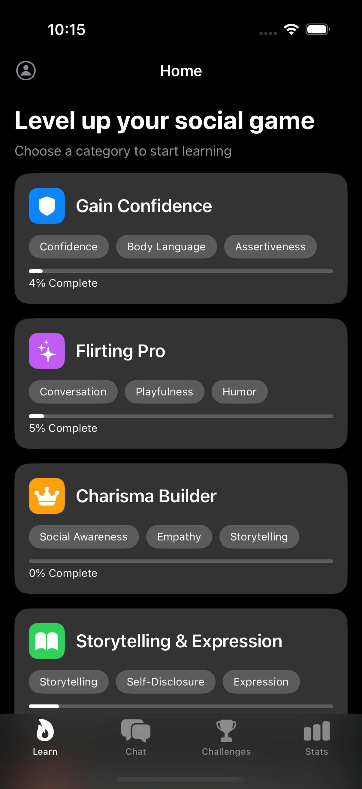 Yuki dating app screenshot